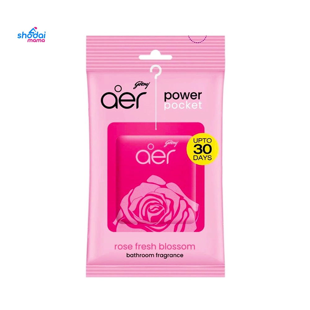 Godrej Aer Power Pocket Rose Fresh Blossom 10gm